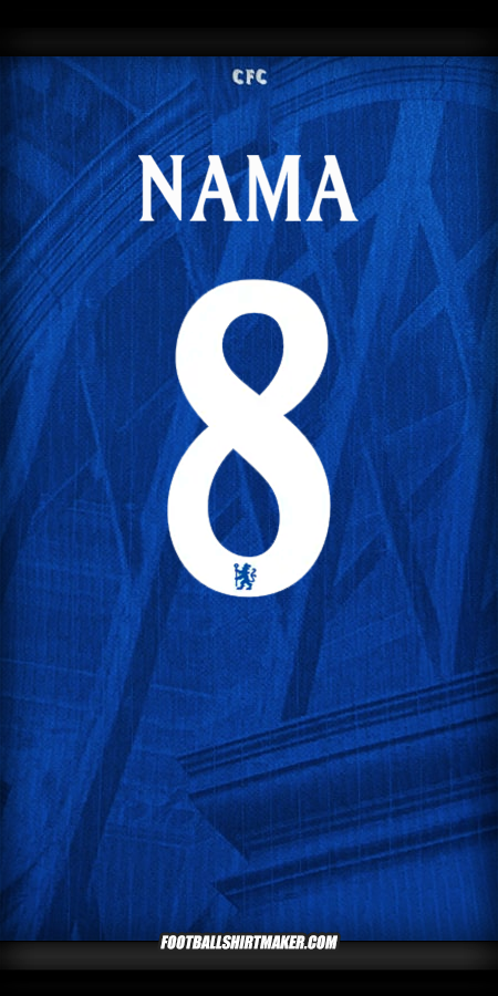 Jersey Chelsea Cup 2025/2026 -  nama - 8