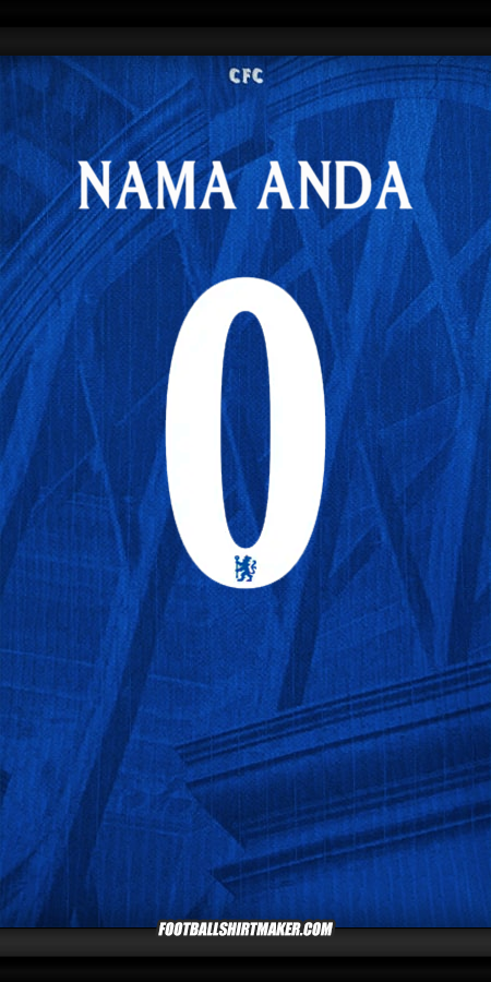 Jersey Chelsea 2025/2026 Cup -  nama anda - 0