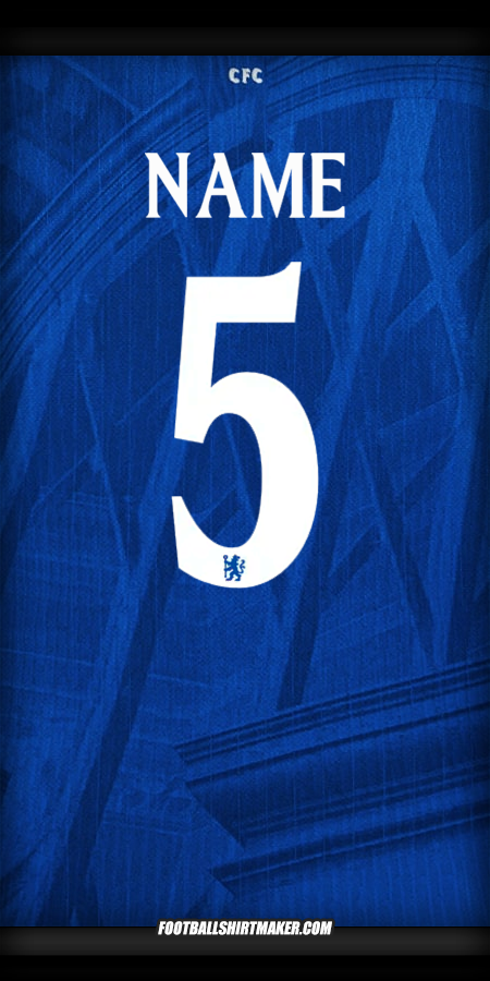 Shirt Chelsea Cup 2025/2026 -  name - 5