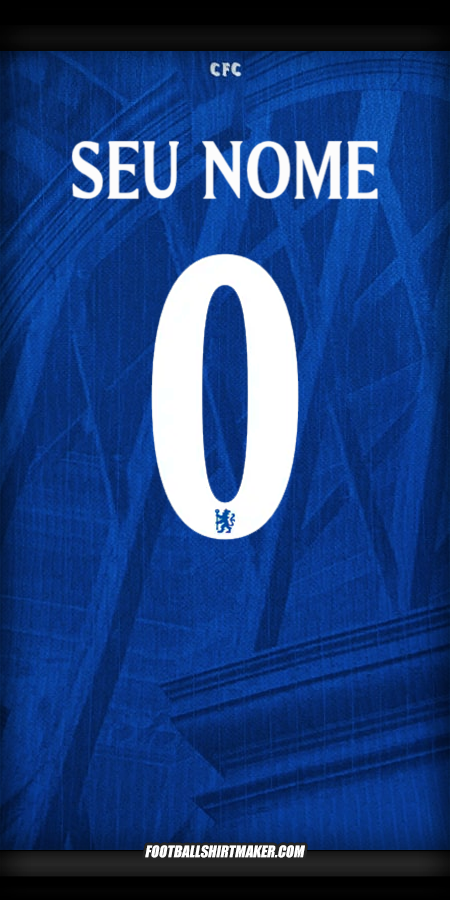 Camisa Chelsea Cup 2025/2026 -  seu nome - 0