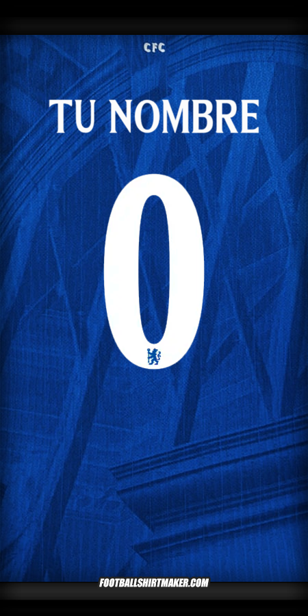 Jersey Chelsea Cup 2025/2026 -  tu nombre - 0