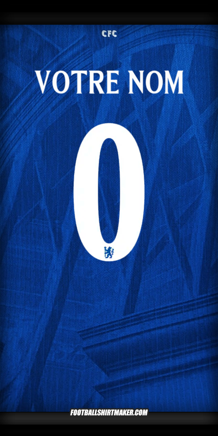 Maillot Chelsea Cup 2025/2026 -  votre nom - 0