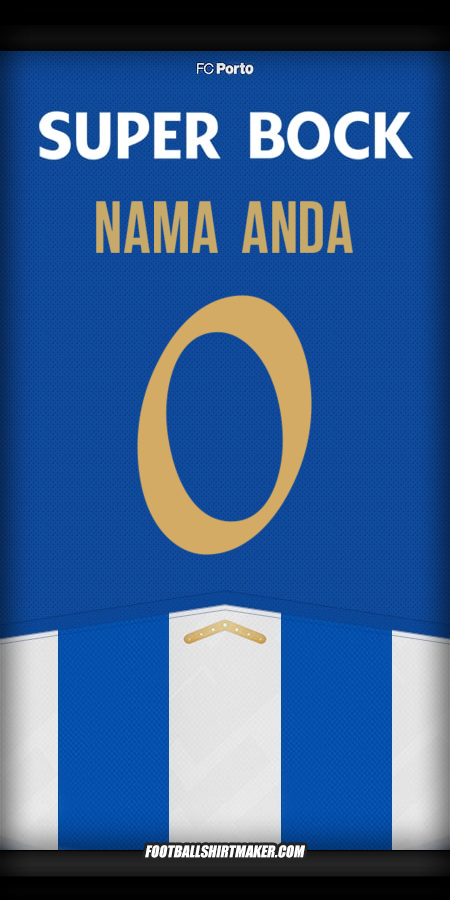 Jersey FC Porto Cup 2025/2026 -  nama anda - 0
