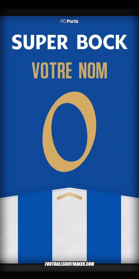 Maillot FC Porto 2025/2026 Cup -  votre nom - 0