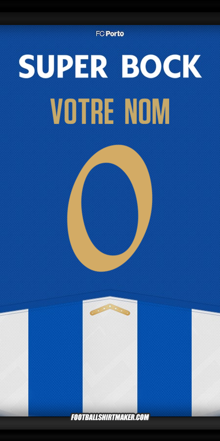 Maillot FC Porto 2025/2026 Cup -  votre nom - 0