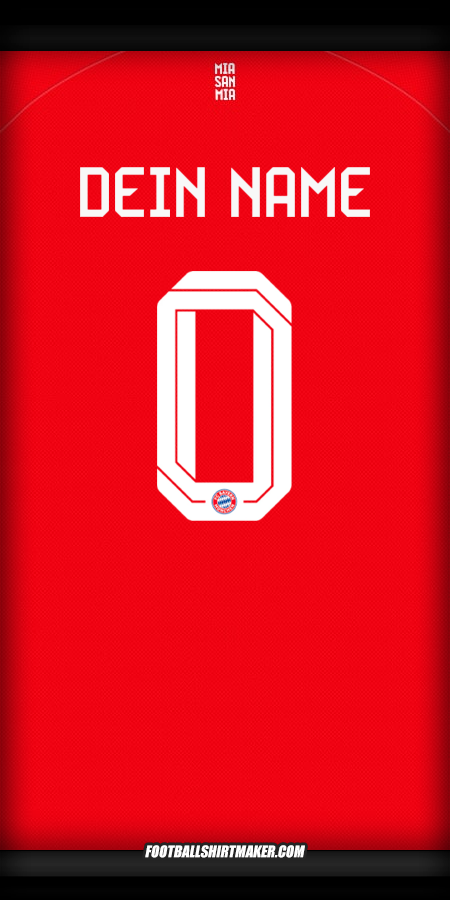Trikot FC Bayern Munchen Cup 2025/2026 -  dein name - 0