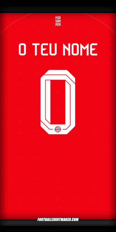 Camisola FC Bayern Munchen Cup 2025/2026 -  o teu nome - 0