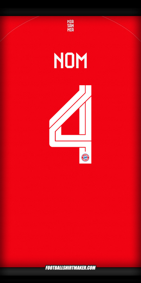 Maillot FC Bayern Munchen Cup 2025/2026 -  nom - 4