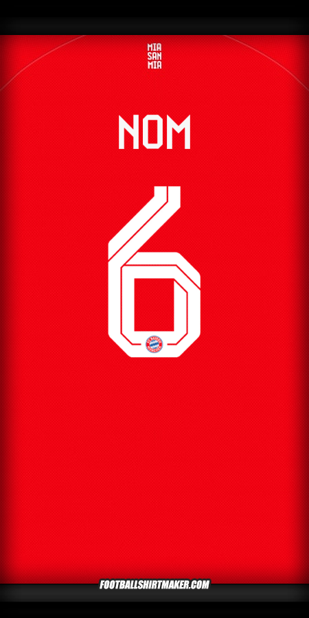 Maillot FC Bayern Munchen Cup 2025/2026 -  nom - 6