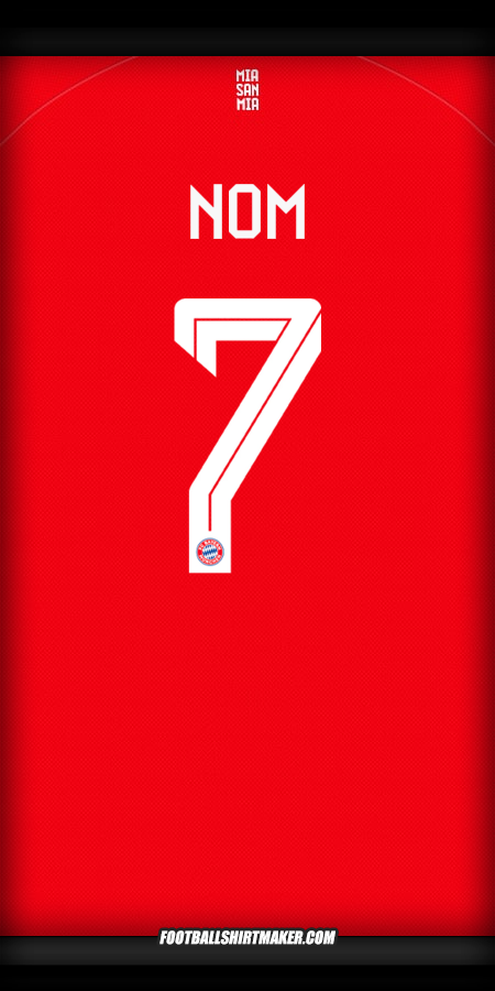 Maillot FC Bayern Munchen Cup 2025/2026 -  nom - 7
