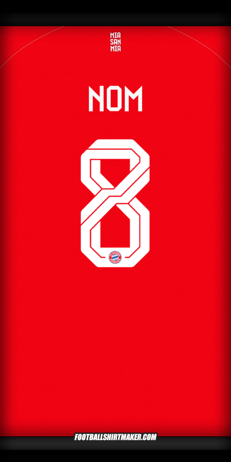 Maillot FC Bayern Munchen Cup 2025/2026 -  nom - 8