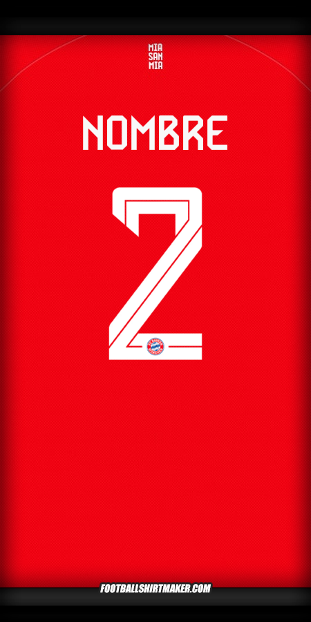 Camiseta FC Bayern Munchen Cup 2025/2026 -  nombre - 2