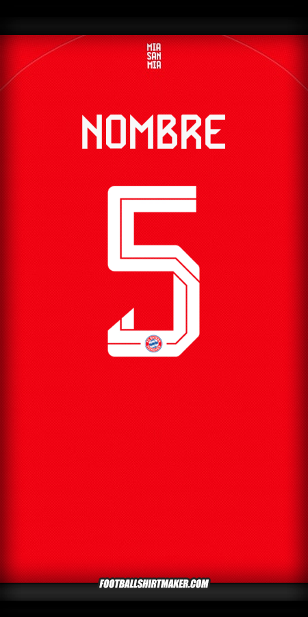 Jersey FC Bayern Munchen Cup 2025/2026 -  nombre - 5