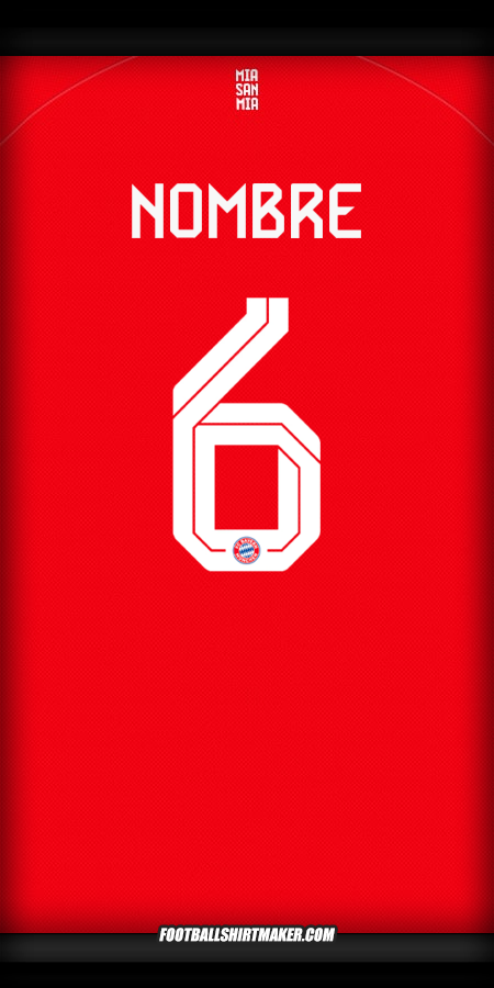 Jersey FC Bayern Munchen Cup 2025/2026 -  nombre - 6