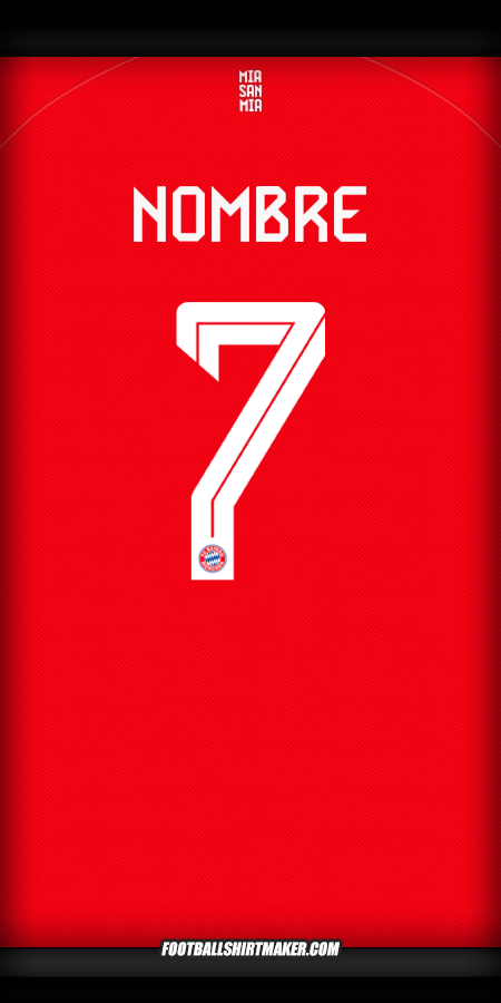 Camiseta FC Bayern Munchen Cup 2025/2026 -  nombre - 7