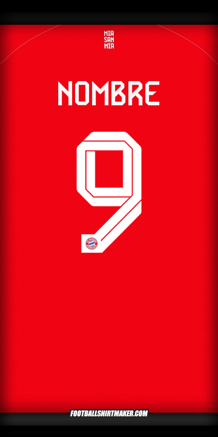 Jersey FC Bayern Munchen Cup 2025/2026 -  nombre - 9