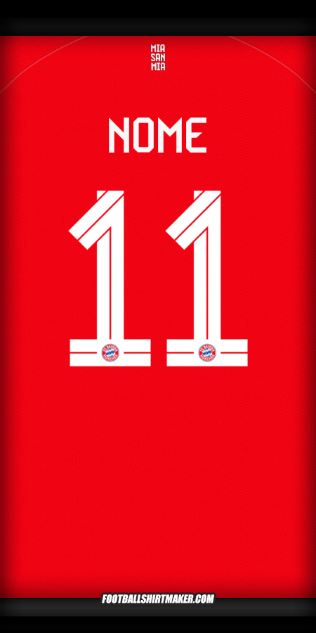 Maglia FC Bayern Munchen Cup 2025/2026 -  nome - 11