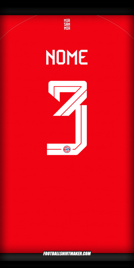 Camisola FC Bayern Munchen Cup 2025/2026 -  nome - 3