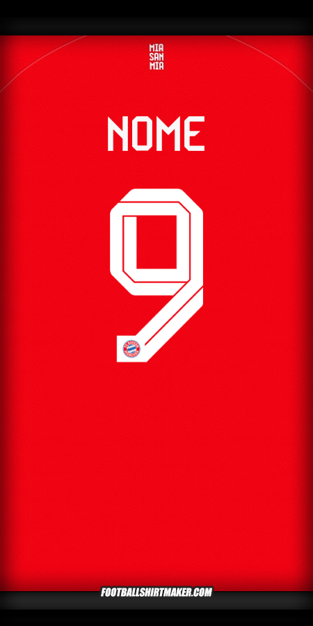 Camisola FC Bayern Munchen Cup 2025/2026 -  nome - 9