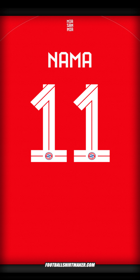 Jersey FC Bayern Munchen Cup 2025/2026 -  nama - 11