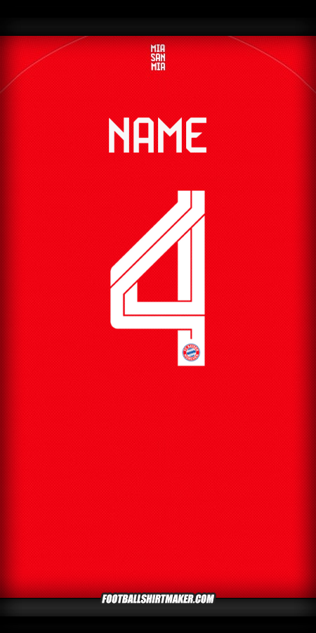 Shirt FC Bayern Munchen Cup 2025/2026 -  name - 4