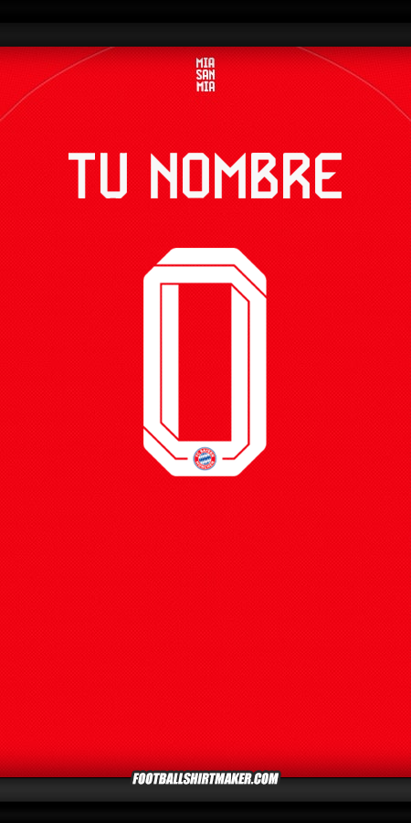 Jersey FC Bayern Munchen 2025/2026 Cup -  tu nombre - 0
