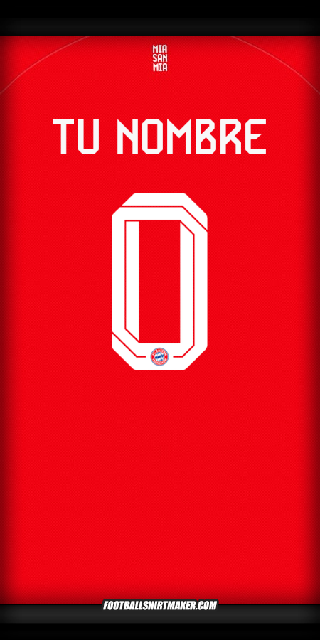 Camiseta FC Bayern Munchen Cup 2025/2026 -  tu nombre - 0