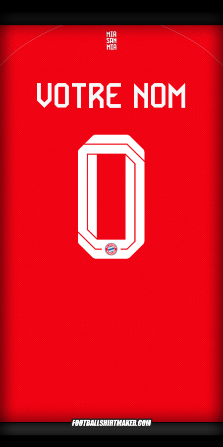 Maillot FC Bayern Munchen 2025/2026 Cup -  votre nom - 0