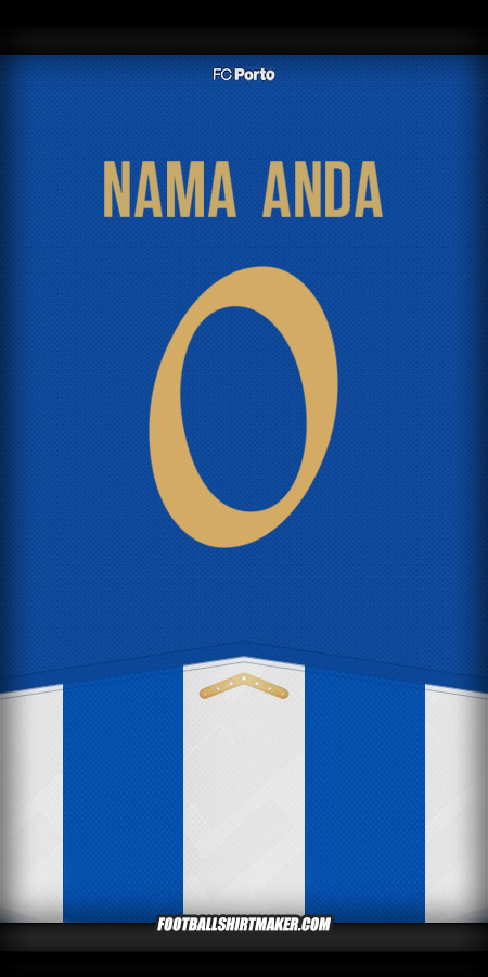 Jersey FC Porto CWC 2025 - UEL 2025/2026 -  nama anda - 0