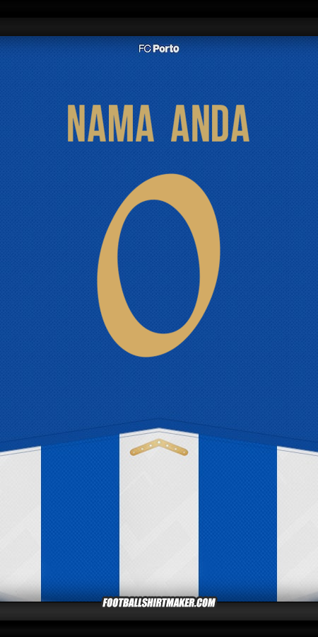 Jersey FC Porto CWC 2025 - UEL 2025/2026 -  nama anda - 0