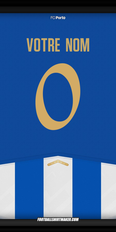 Maillot FC Porto CWC 2025 - UEL 2025/2026 -  votre nom - 0