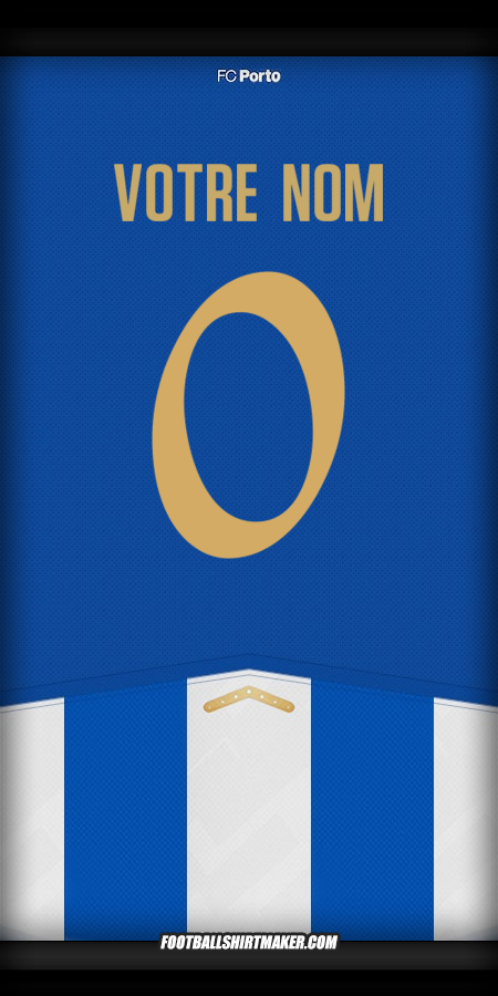 Maillot FC Porto UEL 2025/2026 -  votre nom - 0