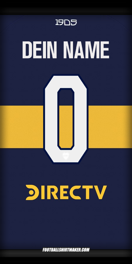 Trikot Boca Juniors 2025/2026 -  dein name - 0