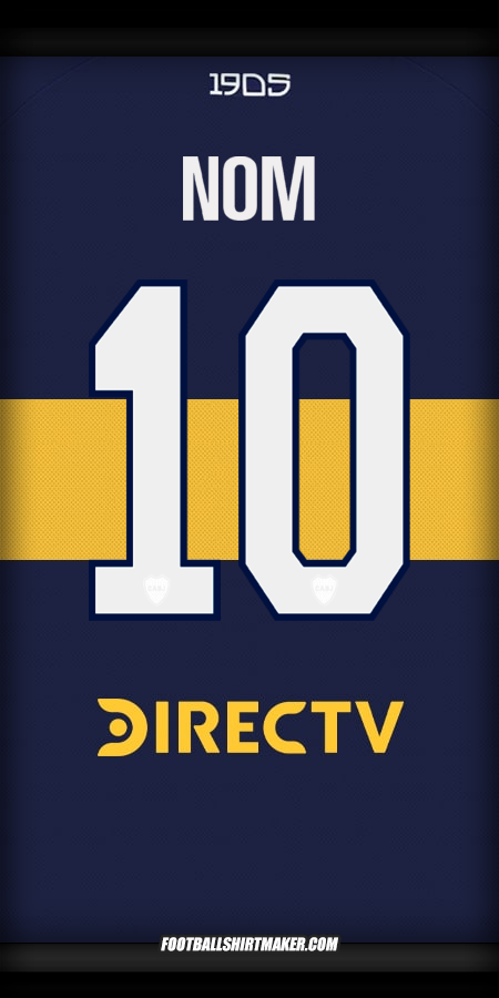 Maillot Boca Juniors 2025/2026 -  nom - 10
