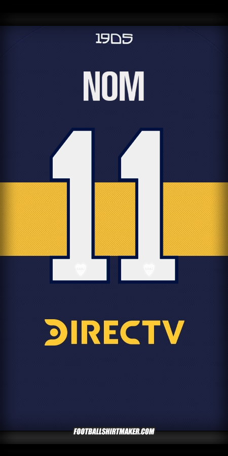 Maillot Boca Juniors 2025/2026 -  nom - 11