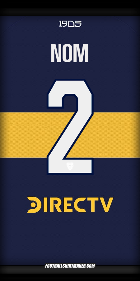 Maillot Boca Juniors 2025/2026 -  nom - 2