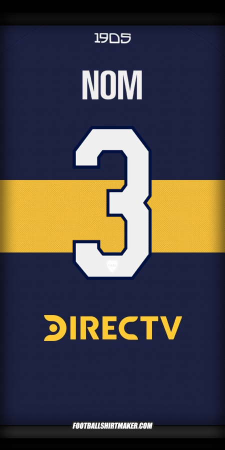 Maillot Boca Juniors 2025/2026 -  nom - 3