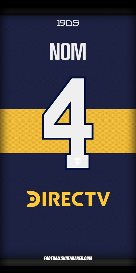 Maillot Boca Juniors 2025/2026 -  nom - 4