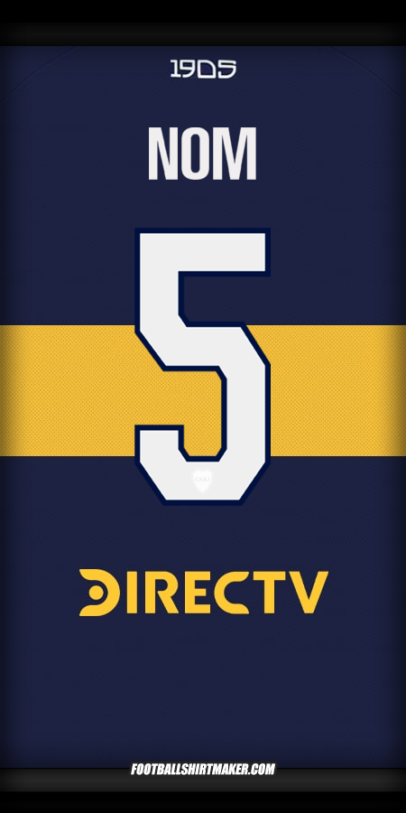 Maillot Boca Juniors 2025/2026 -  nom - 5