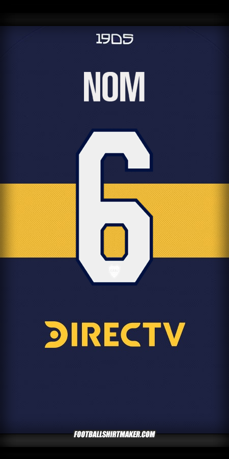 Maillot Boca Juniors 2025/2026 -  nom - 6