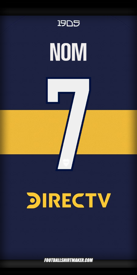 Maillot Boca Juniors 2025/2026 -  nom - 7
