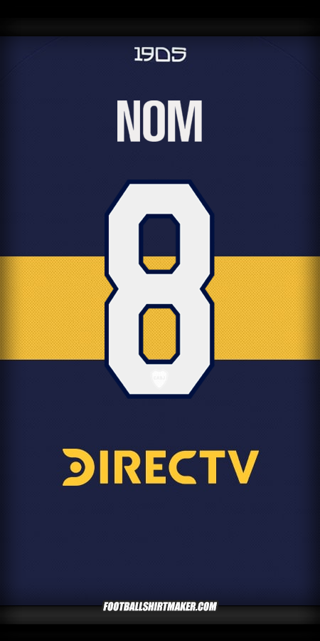 Maillot Boca Juniors 2025/2026 -  nom - 8