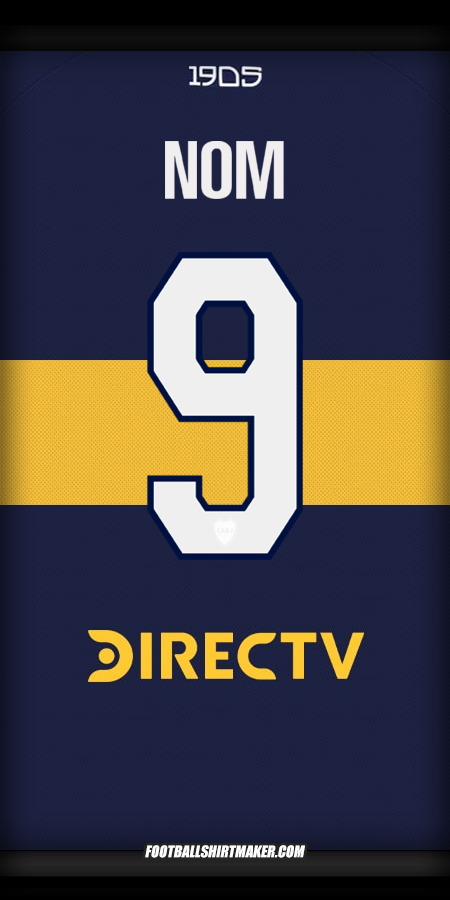 Maillot Boca Juniors 2025/2026 -  nom - 9