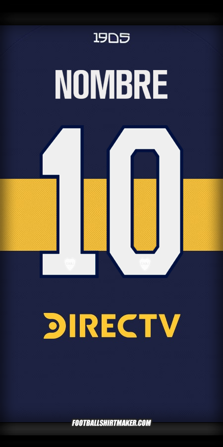 Camiseta Boca Juniors 2025/2026 -  nombre - 10