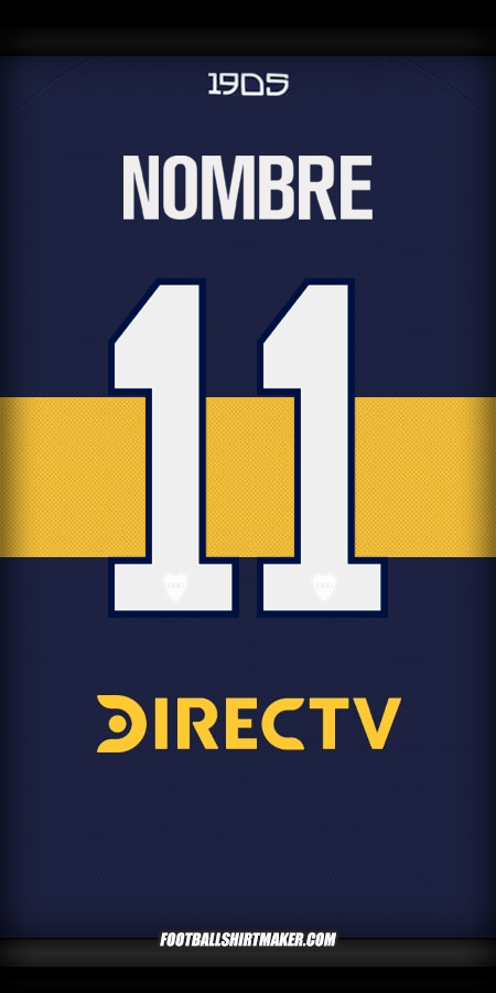 Jersey Boca Juniors 2025/2026 -  nombre - 11