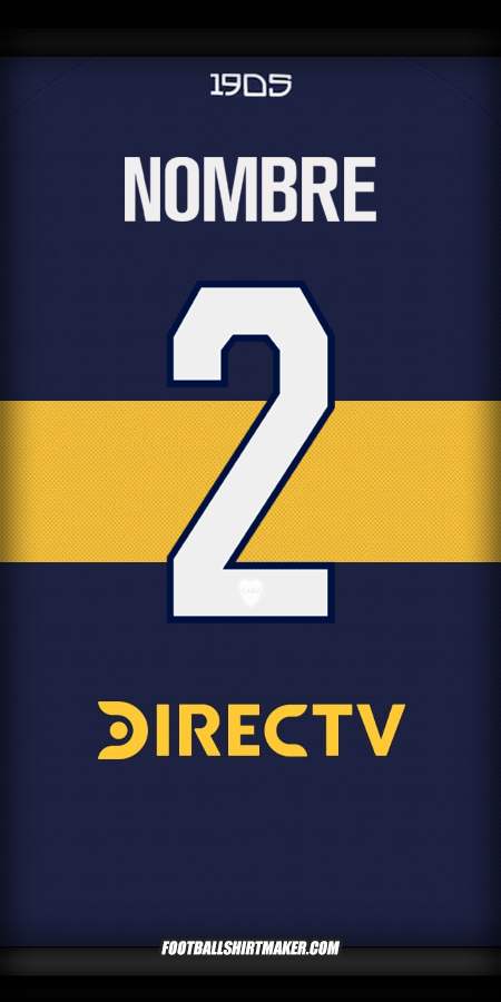Jersey Boca Juniors 2025/2026 -  nombre - 2