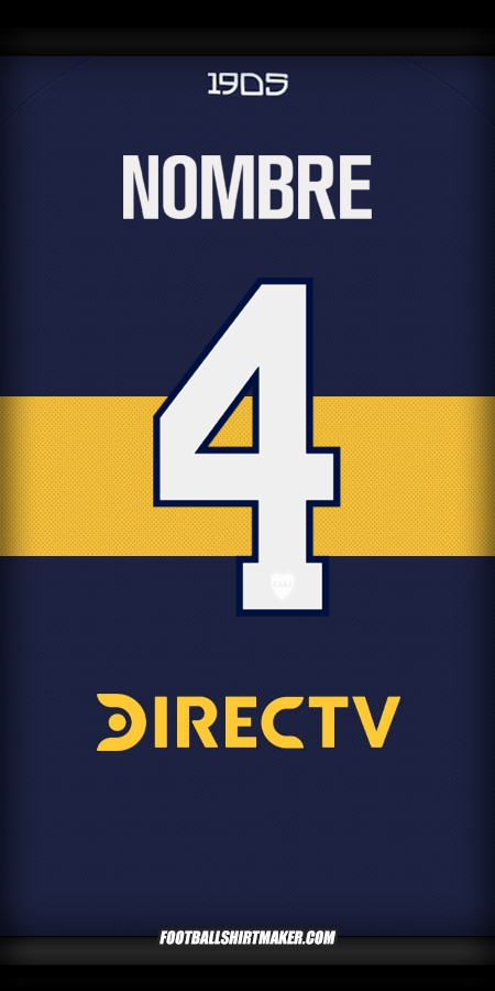 Jersey Boca Juniors 2025/2026 -  nombre - 4