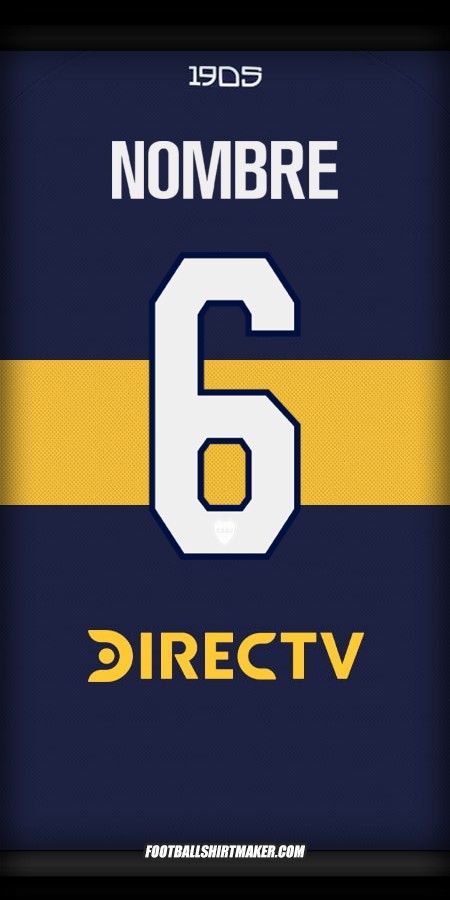 Camiseta Boca Juniors 2025/2026 -  nombre - 6
