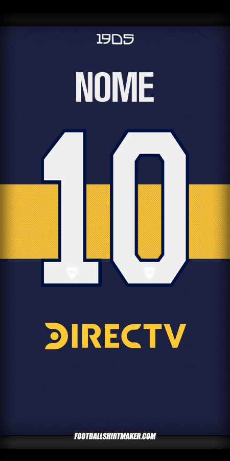 Camisa Boca Juniors 2025/2026 -  nome - 10