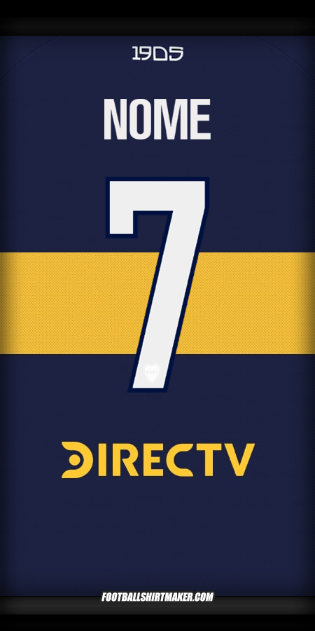 Camisa Boca Juniors 2025/2026 -  nome - 7